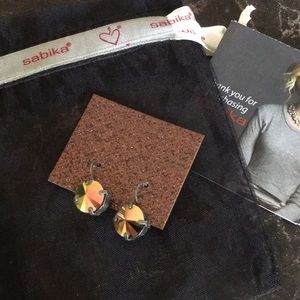 Sabika Manhattan Juxaposition drop earrings